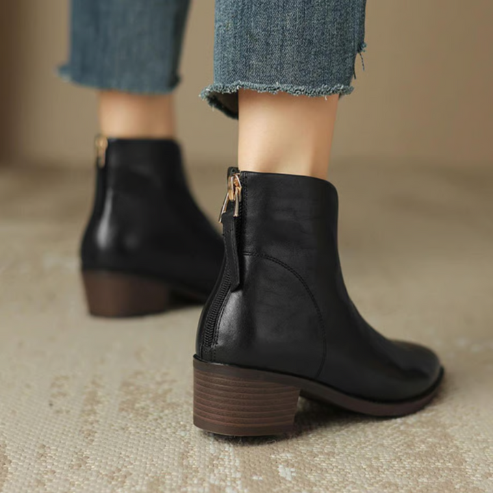 Arlette™ | Bottines de Luxe à Talon Bas