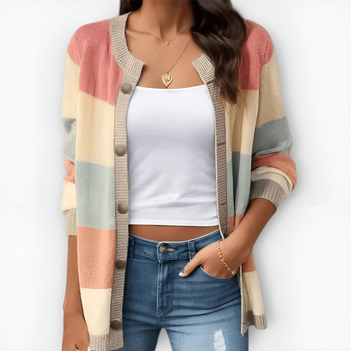 Lottenia™ | Cardigan À Rayures