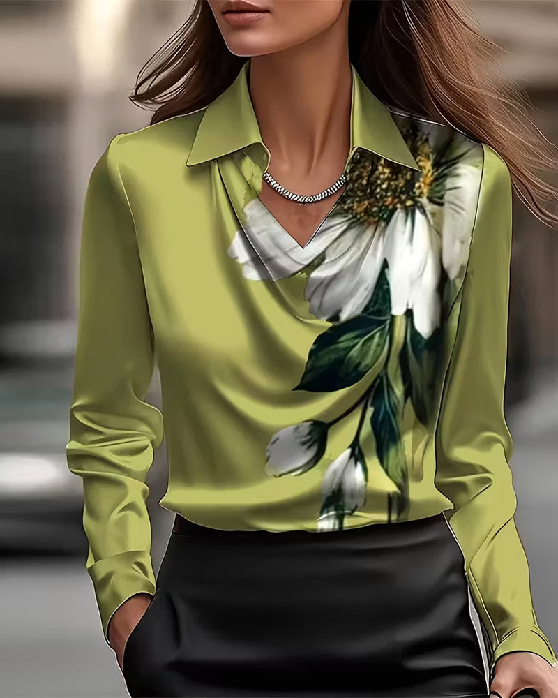 Raffaella™ | Blouse Florale Élégante