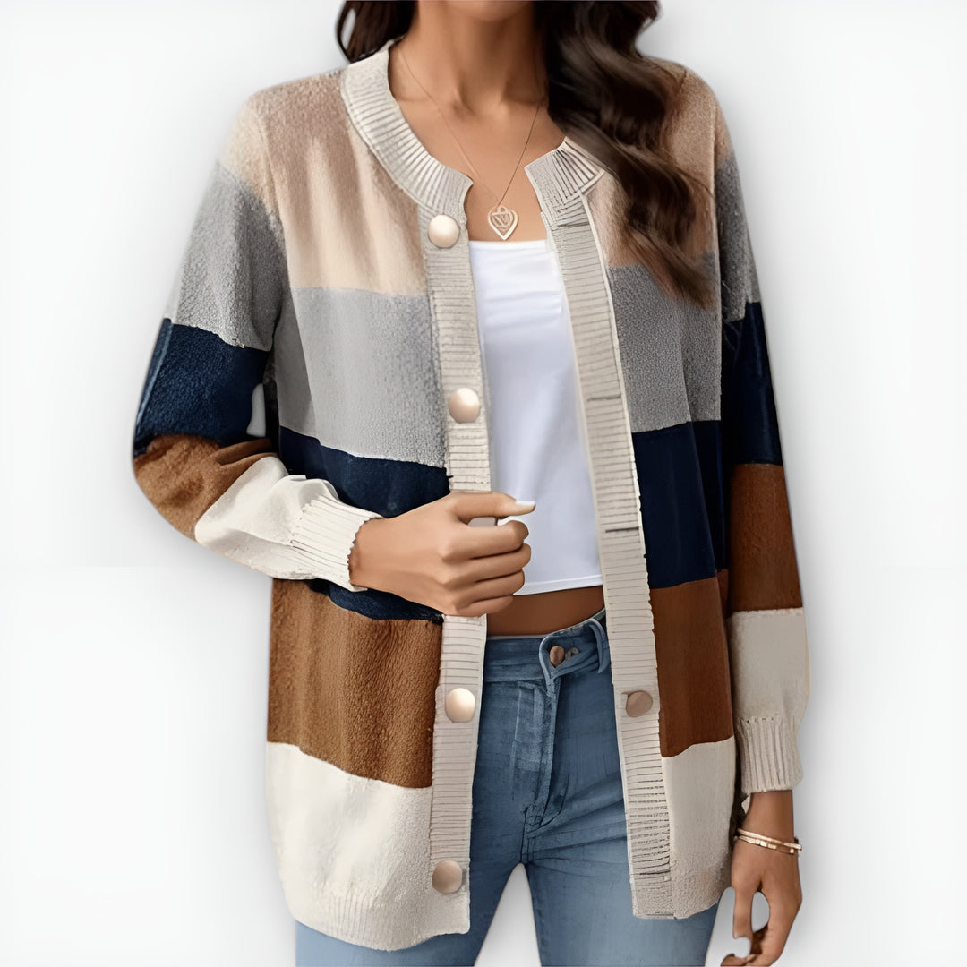 Lottenia™ | Cardigan À Rayures