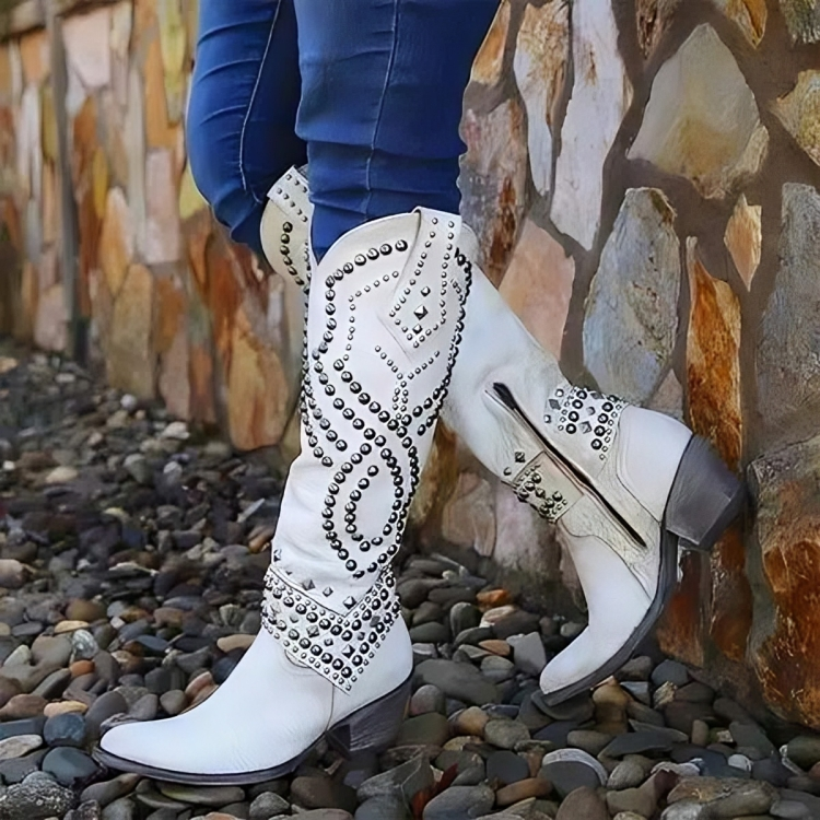 Cécile™ | Bottes hautes au style western & au confort quotidien