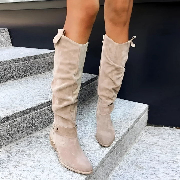 Féline™ | Bottes hautes en suède doux