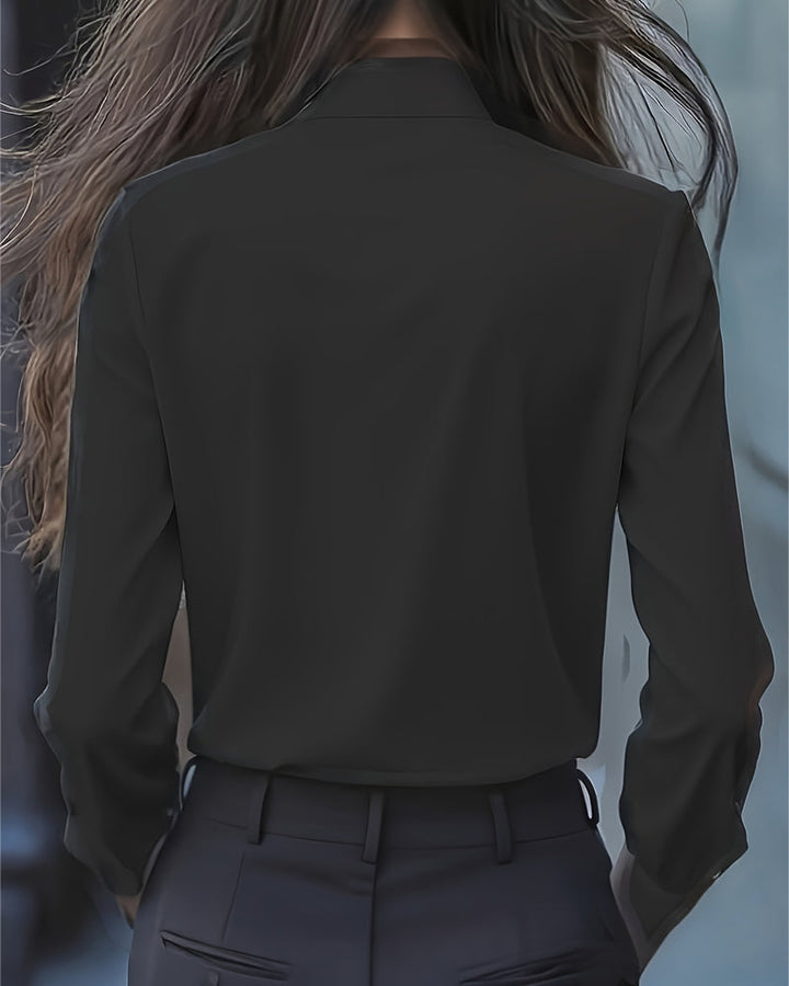 Elise™ | Blouse Élégante Avec Volants Et Charme Minimaliste Intemporel