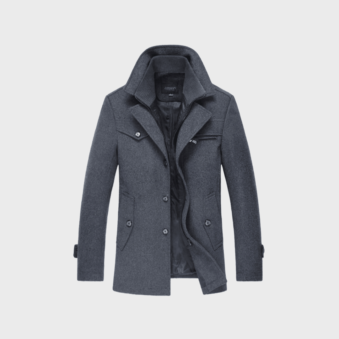 ParisPeak™ | Manteau Peacoat Intemporel avec Protection