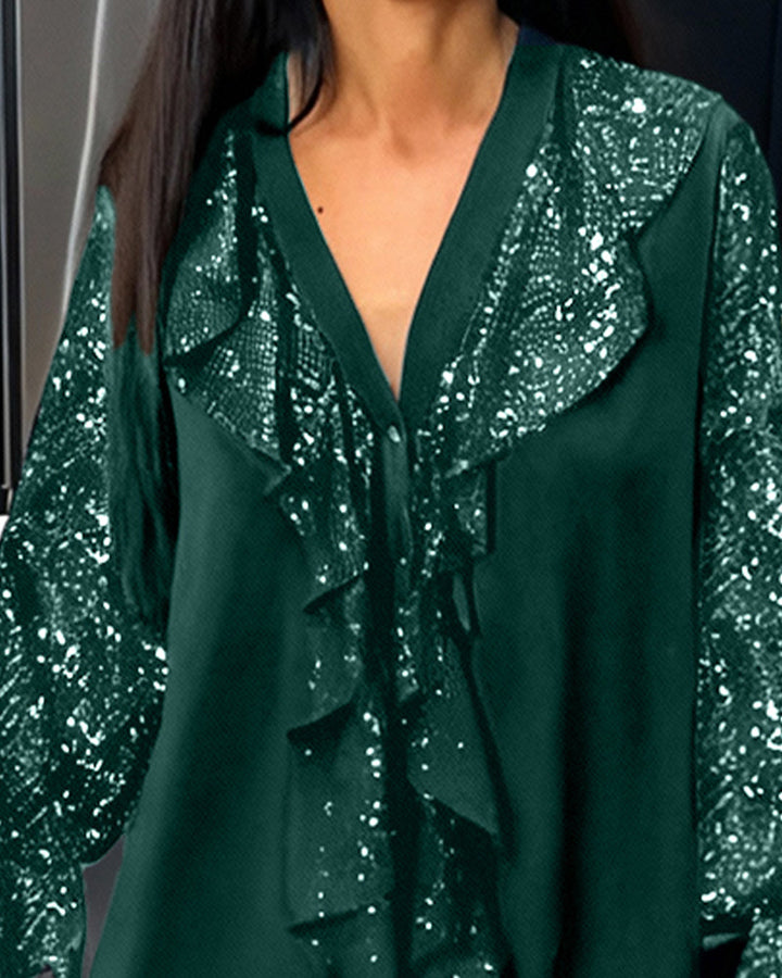 Anaëlle™ | Blouse Élégante & Confortable avec Volants