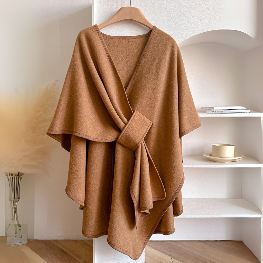 Isabelle™ | Écharpe Drape en Fleece – Douceur Enveloppante & Élégance Naturelle