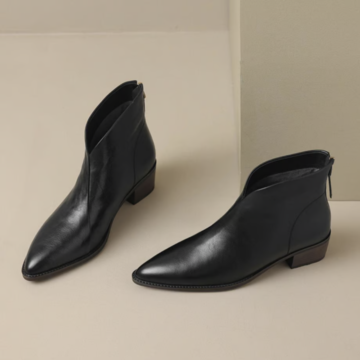 Arlette™ | Bottines de Luxe à Talon Bas