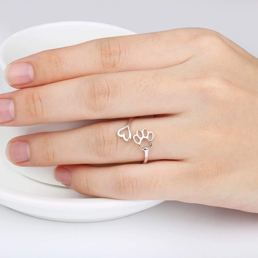 ParisPeak™ | Bague Symbolique Empreinte de Patte