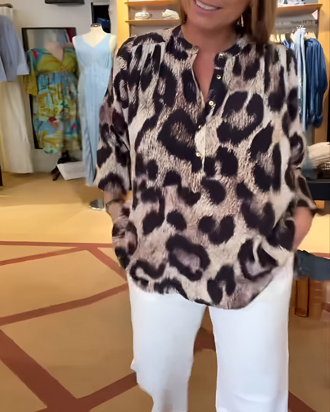 Giordana™ | Blouse Chic Léopard