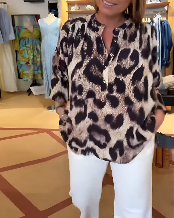 Giordana™ | Blouse Chic Léopard
