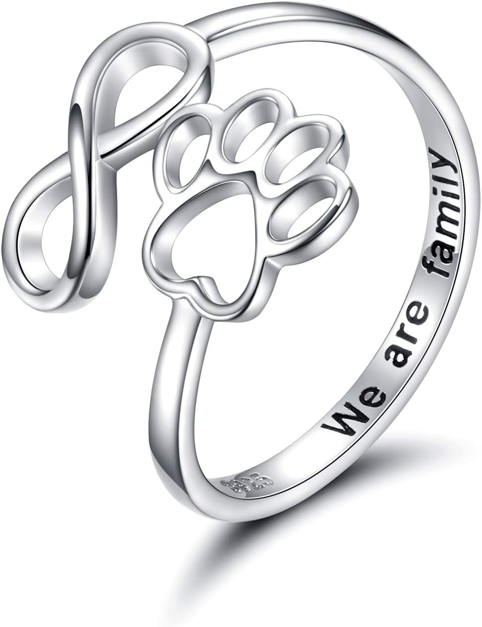 ParisPeak™ | Bague Symbolique Empreinte de Patte
