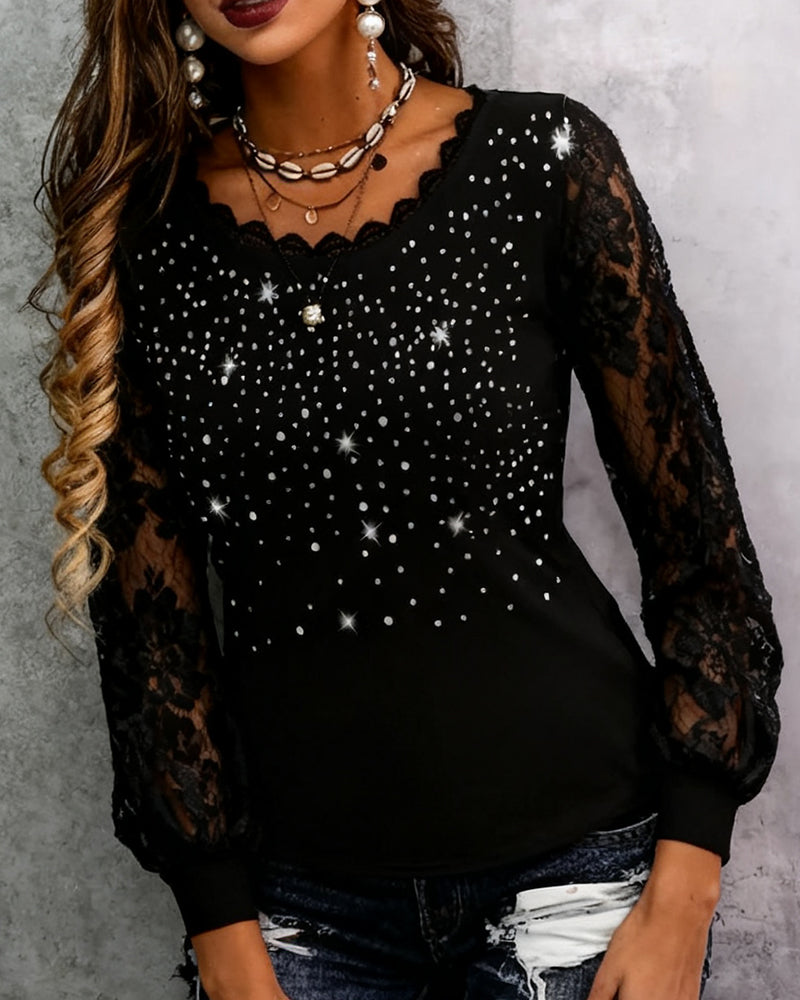 Valentina™ | Blouse Douce et Confortable avec Motif Subtil