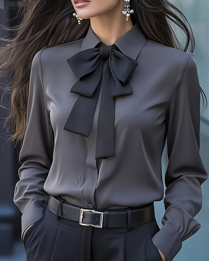 Elise™ | Blouse Élégante Avec Volants Et Charme Minimaliste Intemporel