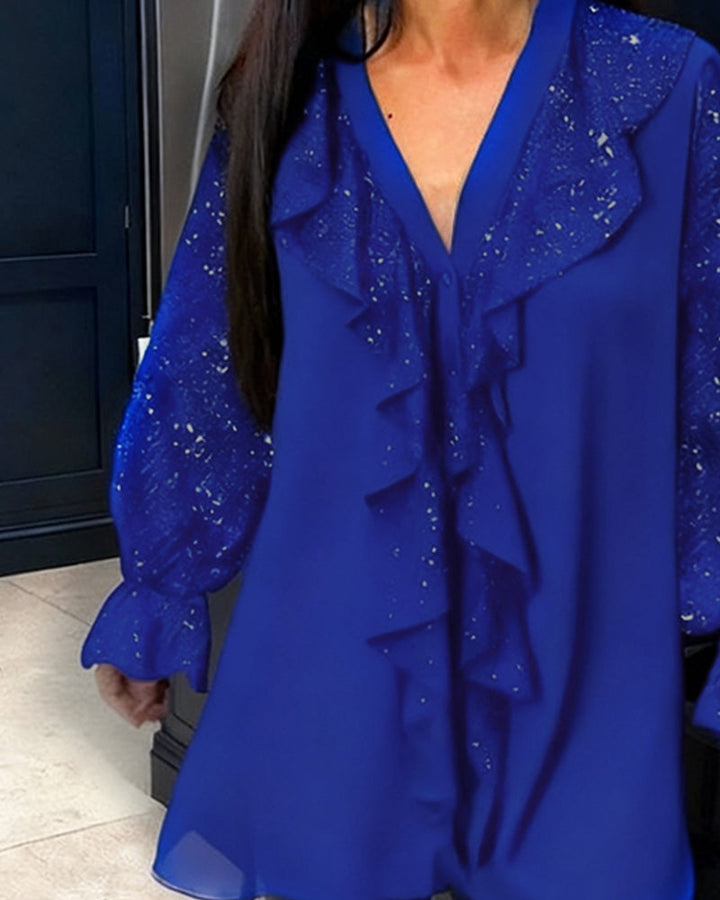 Anaëlle™ | Blouse Élégante & Confortable avec Volants