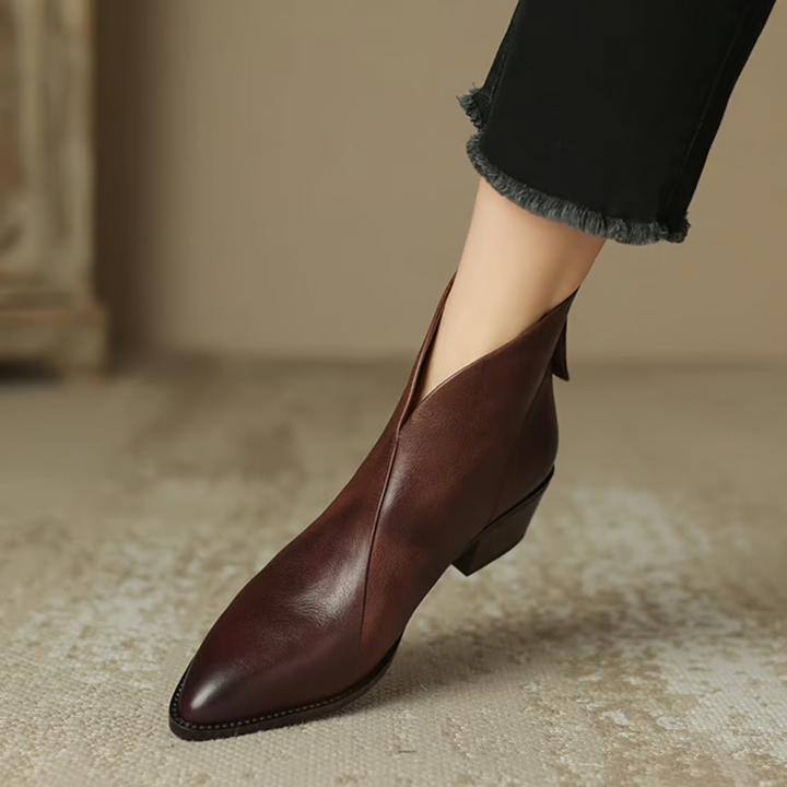Arlette™ | Bottines de Luxe à Talon Bas