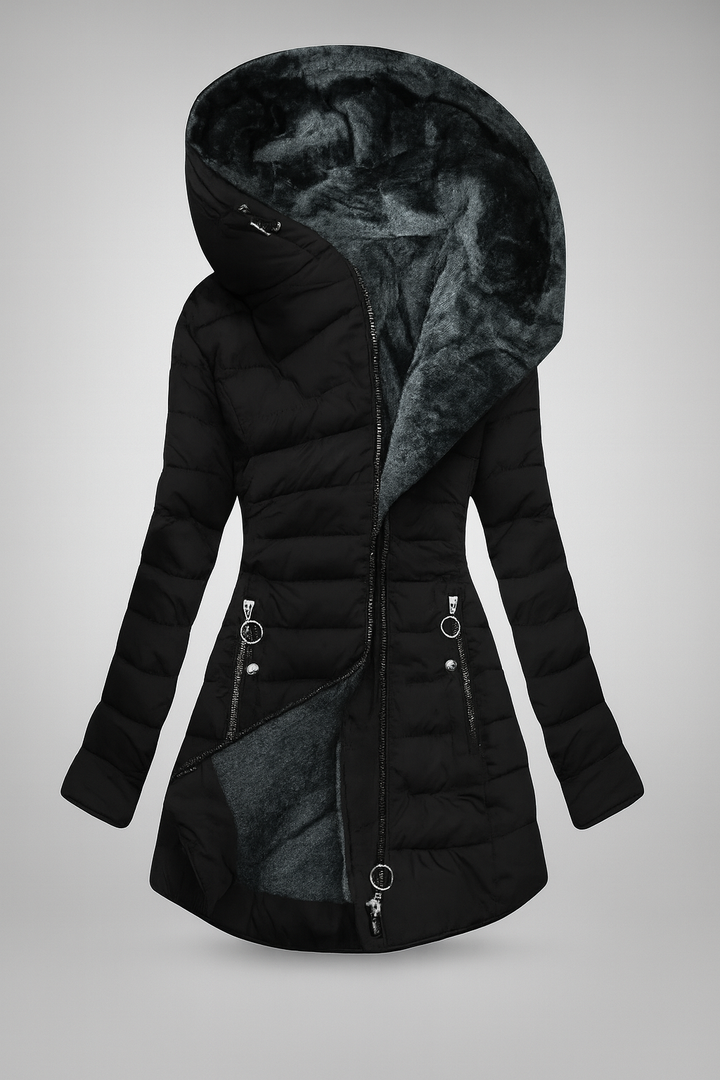 Solène™ | Manteau d’Hiver Chaud et Élégant