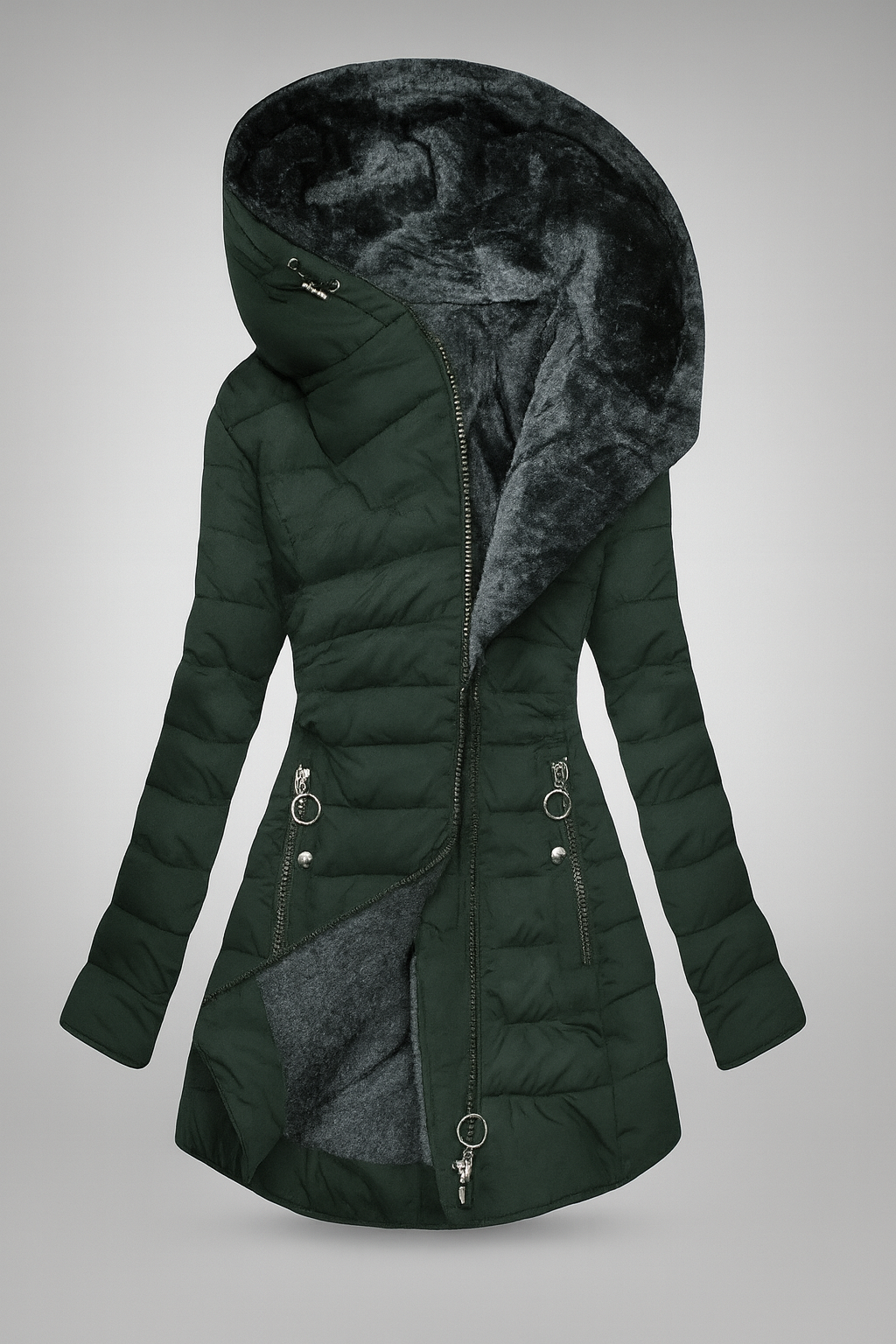 Solène™ | Manteau d’Hiver Chaud et Élégant