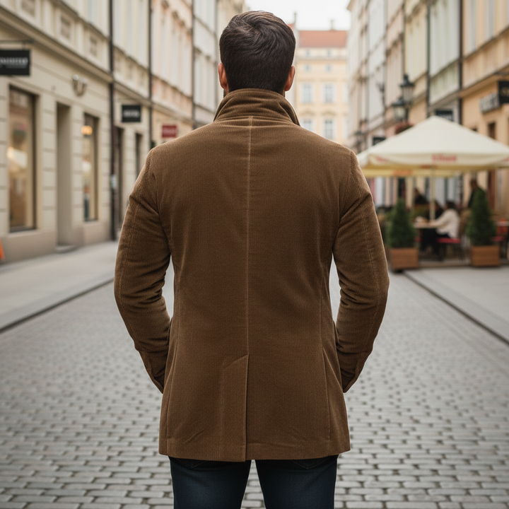 ParisPeak™ | Blazer Classique En Velours Côtelé