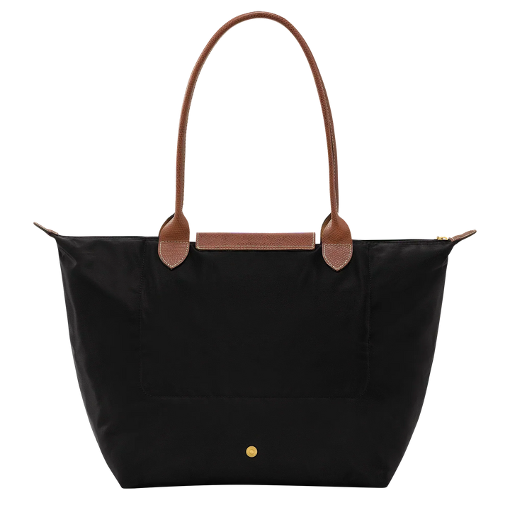 La Yolande Lumière™ Noir | Sac Shopper Pliable en Nylon Premium