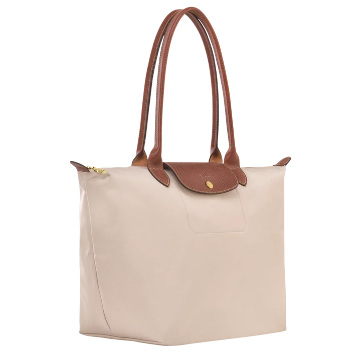 La Yolande Lumière™ Beige | Sac Shopper Pliable en Nylon Premium
