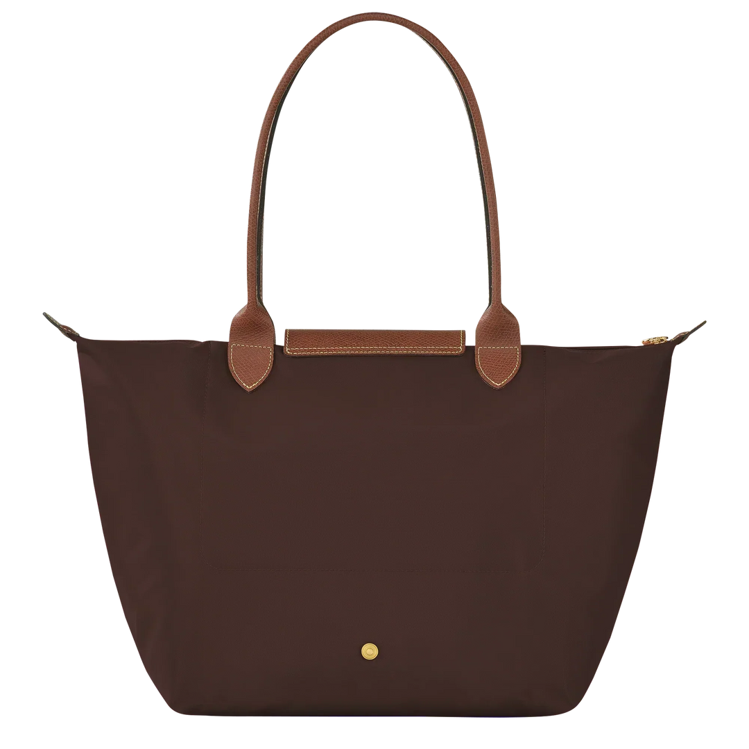 La Yolande Lumière™ Brun foncé | Sac Shopper Pliable en Nylon Premium