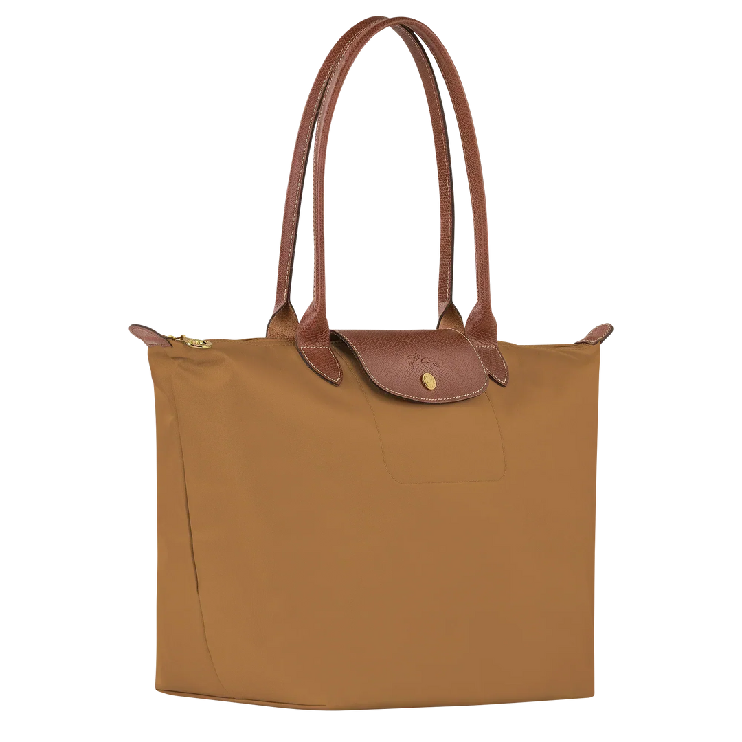 La Yolande Lumière™ Caramel | Sac Shopper Pliable en Nylon Premium