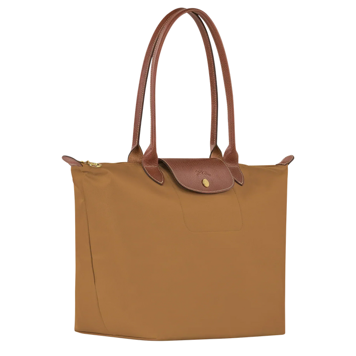 La Yolande Lumière™ Caramel | Sac Shopper Pliable en Nylon Premium