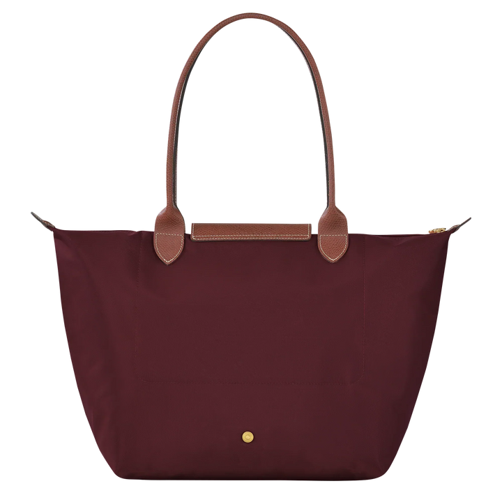 La Yolande Lumière™ Bourgogne | Sac Shopper Pliable en Nylon Premium