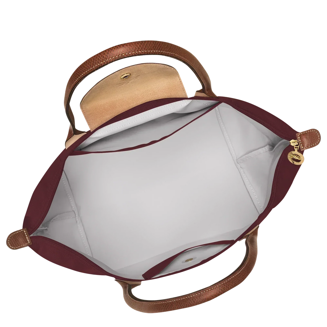 La Yolande Lumière™ Bourgogne | Sac Shopper Pliable en Nylon Premium