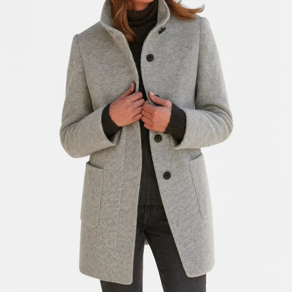 Amélie™ | Manteau en Laine Chaud & Élégant pour l’Hiver
