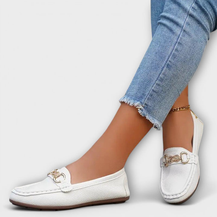 Lara™ | Mocassins Classiques en Cuir avec Confort Intuitif