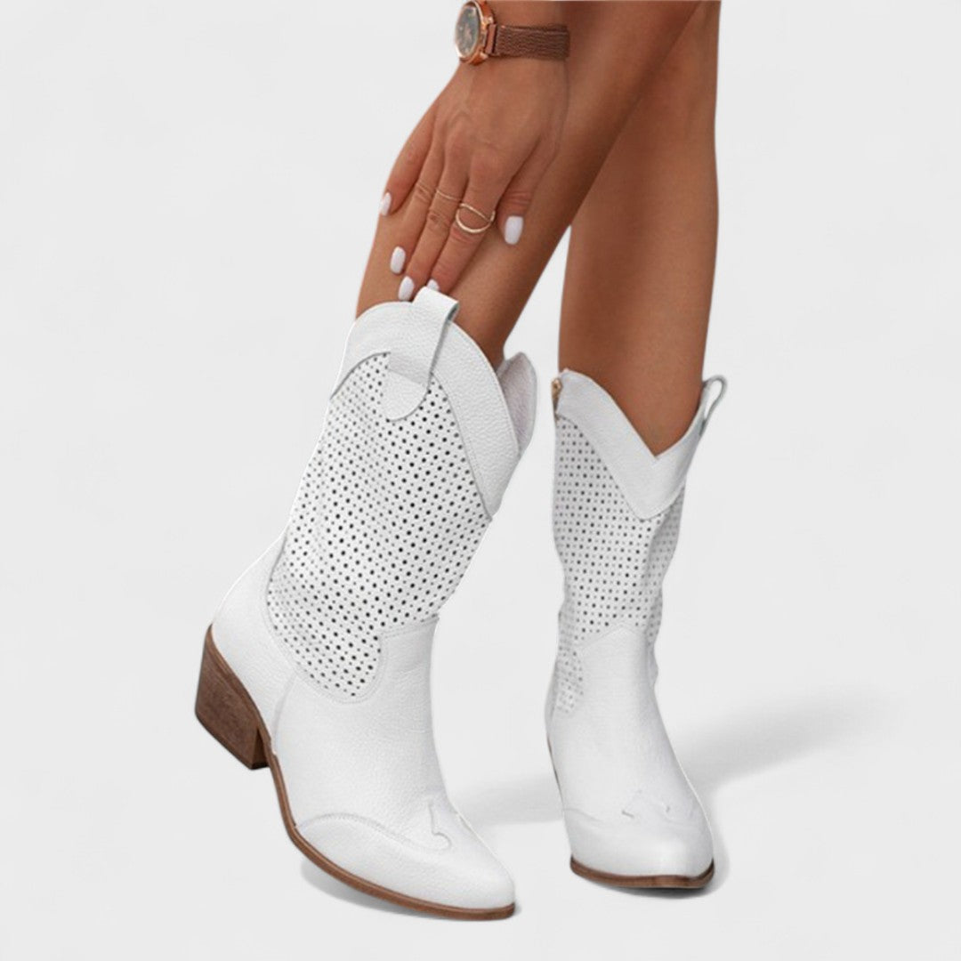 Delphine™ | Bottes légères effet suède