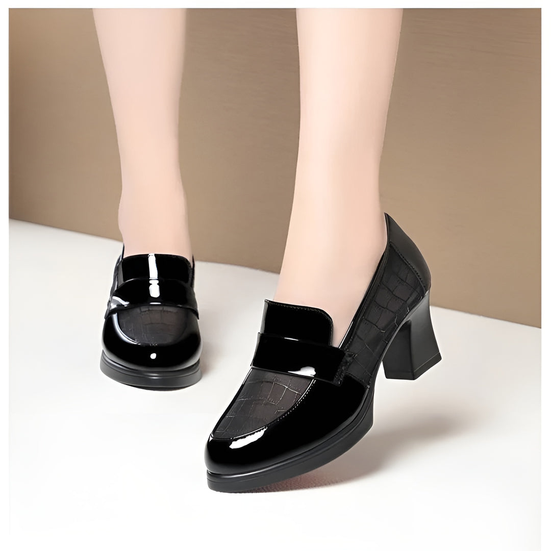 ParisPeak™ | Escarpins Aérés à Talon Bloc Confortable