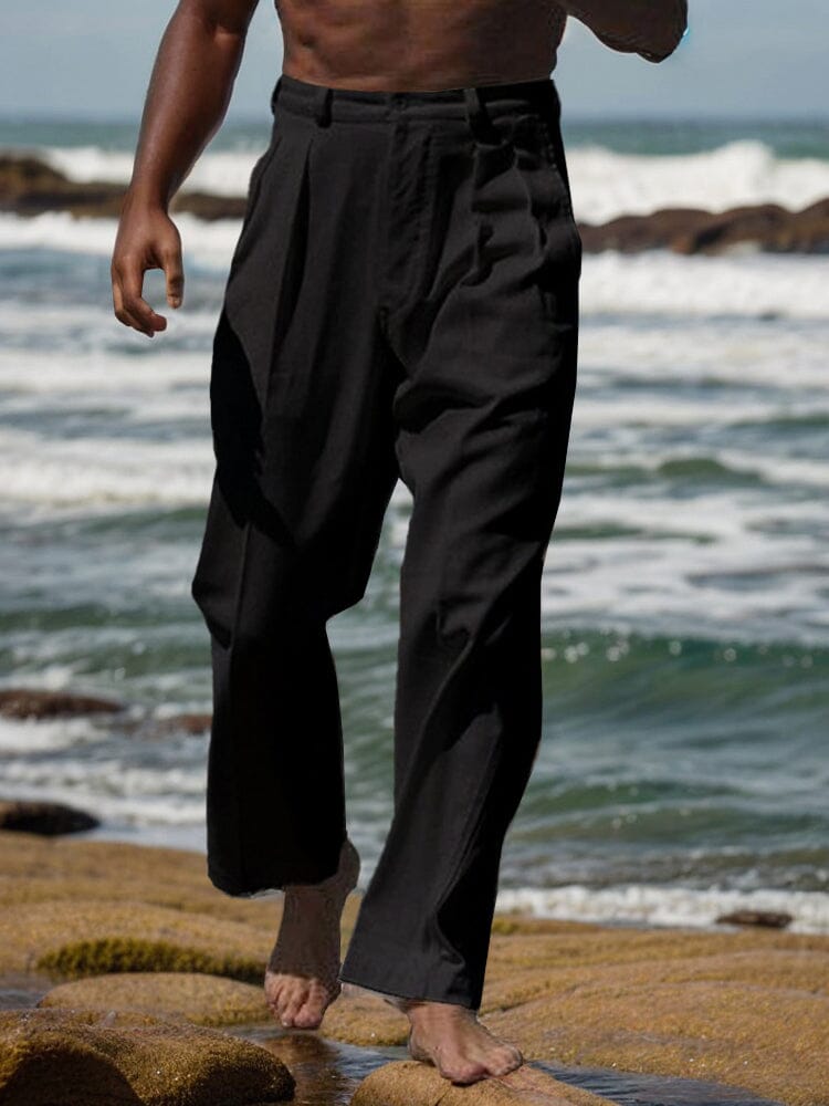 ParisPeak™ | Pantalon Léger En Coton Et Lin