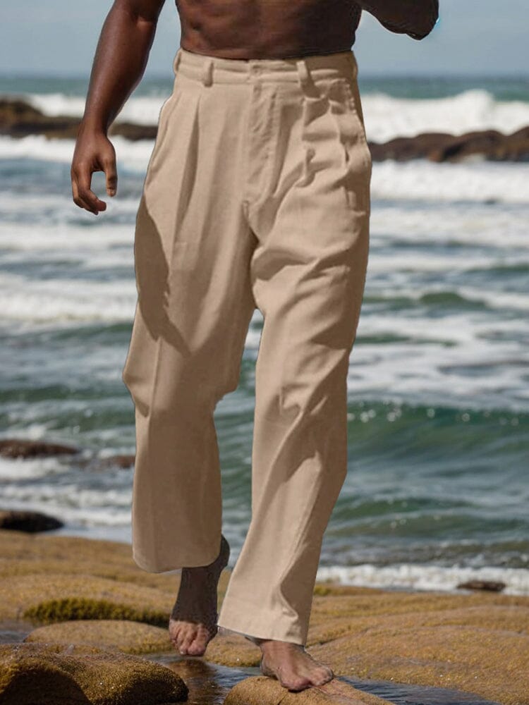 ParisPeak™ | Pantalon Léger En Coton Et Lin