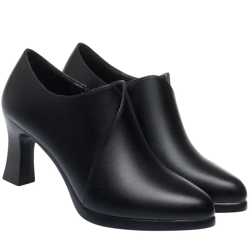 ParisPeak™ | Escarpins Élégants en Cuir