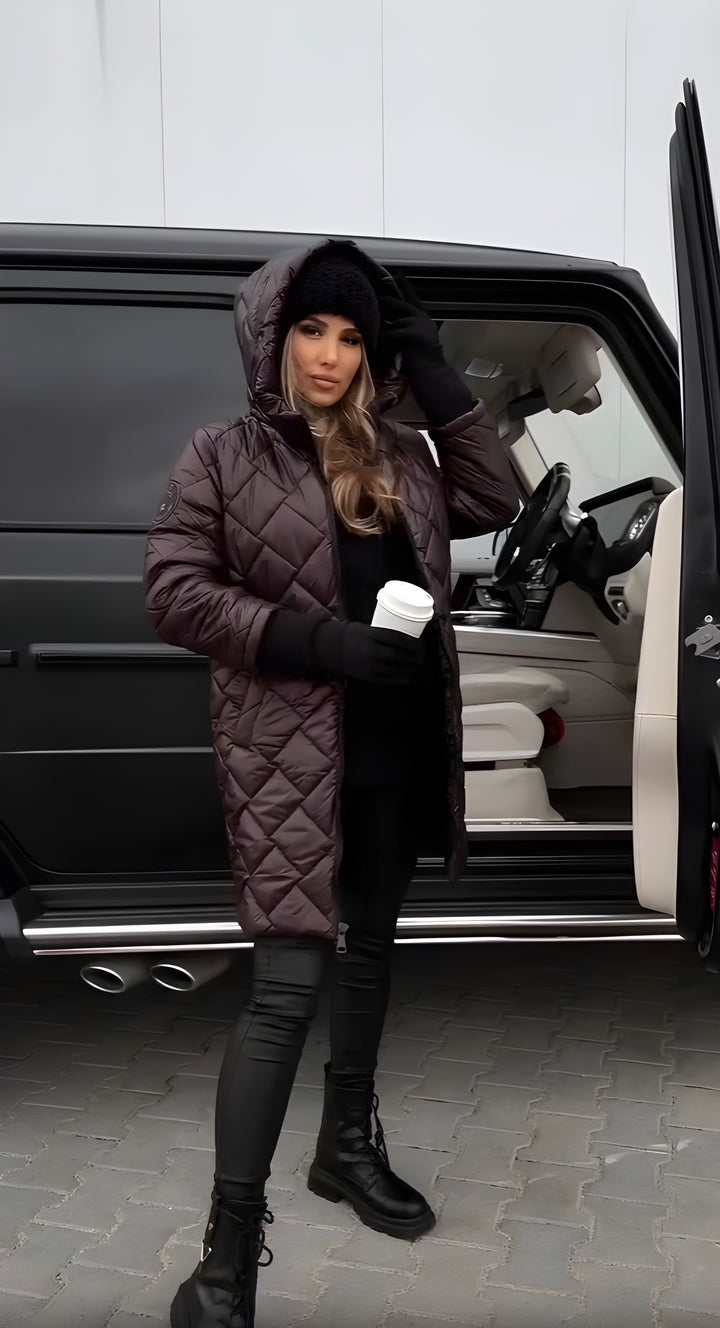 Léonie™ | Manteau d’Hiver Élégant et Doux au Toucher