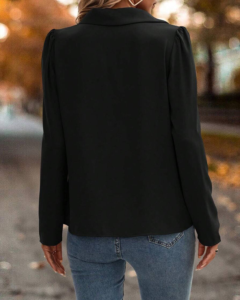 Serena™ | Blouse Romantique Patchwork avec Dentelle Fine