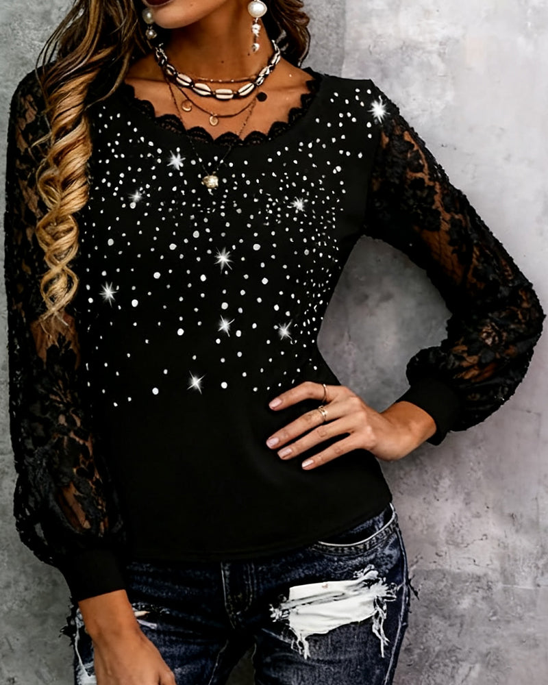 Valentina™ | Blouse Douce et Confortable avec Motif Subtil