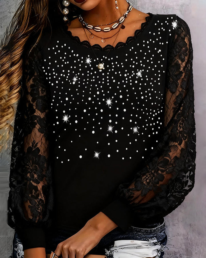 Valentina™ | Blouse Douce et Confortable avec Motif Subtil