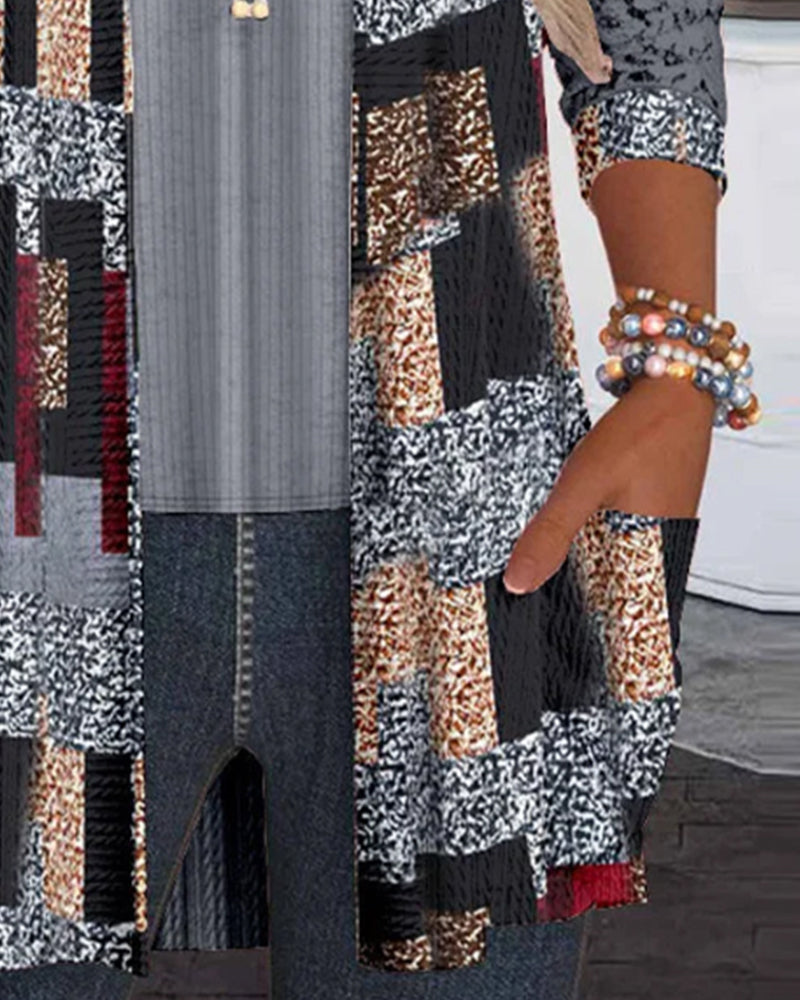 Alessandra™ | Blouse Confortable au Design Superposé & Motif Élégant