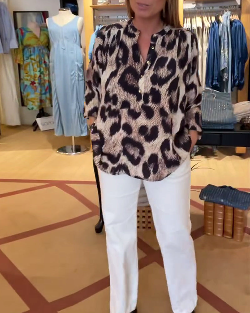Giordana™ | Blouse Chic Léopard