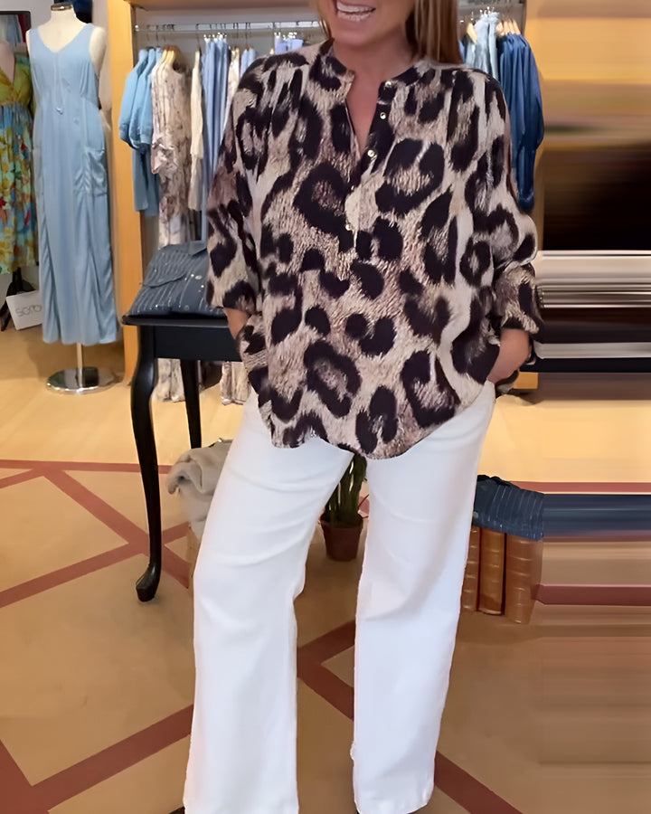 Giordana™ | Blouse Chic Léopard