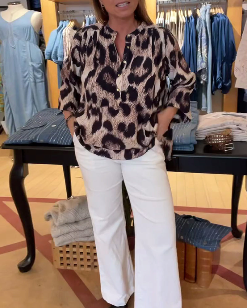 Giordana™ | Blouse Chic Léopard