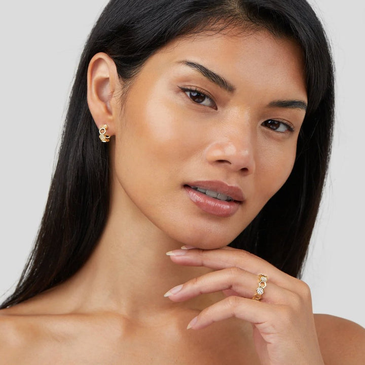 ParisPeak™ | Bague Abeille Dorée Avec Cristaux